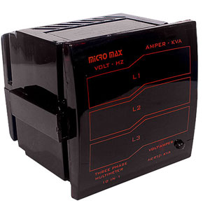 مولتی متر مجموعه 10*1 سه فاز میکرو مکس MICRO MAX