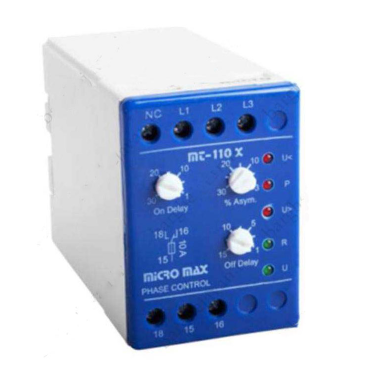 رله کنترل فاز بدون نول MAX میکرومکس مدل MT-110-X
