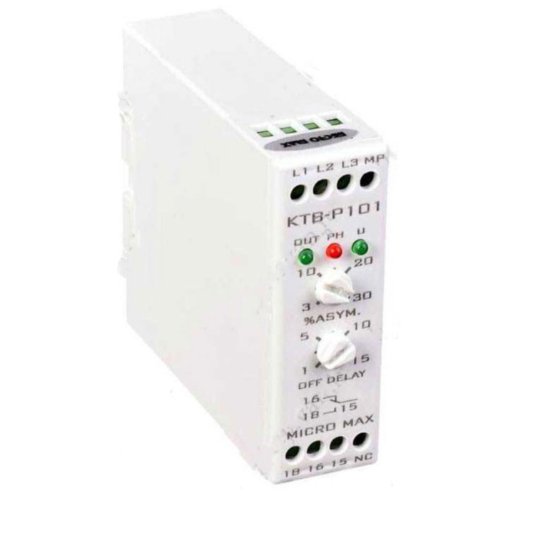 رله کنترل فاز کتابی میکرومکس KTB-P101