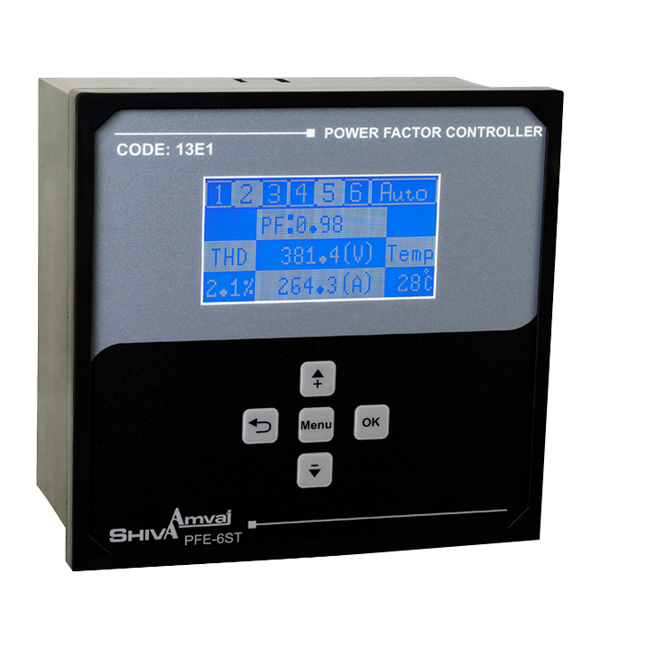 رگولاتور خازن هوشمند شیوا امواج مدل PFE-6ST ۶ پله