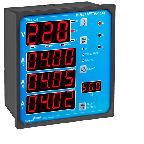 مولتی متر شیوا امواج مدل MME-6000A 144