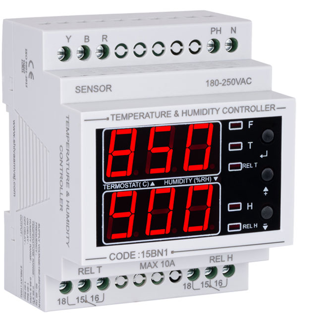 کنترل کننده دما و رطوبت شیوا امواج