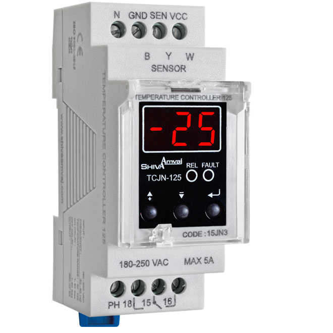 ترموستات ۱۲۵ الی ۵۰- درجه سانتیگراد سری N شیوا امواج (15JN3)