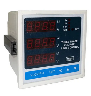 کنترل ولتاژ دیجیتال 96×96 سه فاز تابلویی میکرومکس مدل VLC-3PH