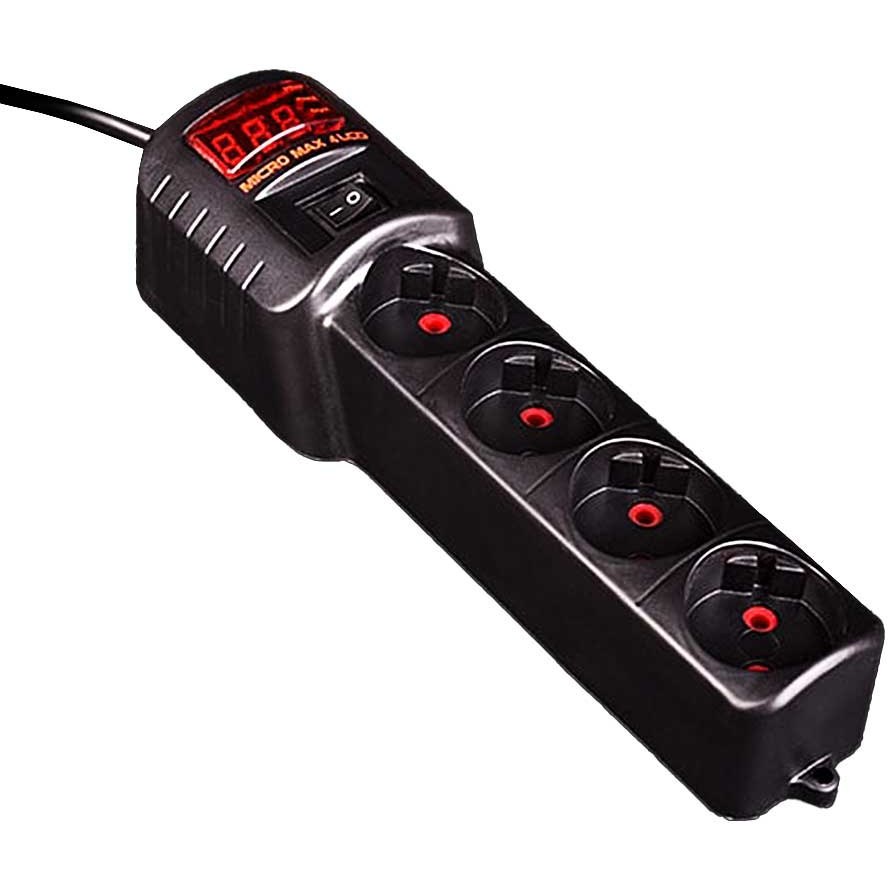 محافظ چهار خانه آنالوگ مشکی میکرومکس مدل 4LA-X