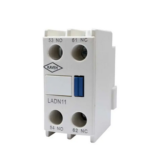 کنتاکت کمکی کنتاکتور یک باز و یک بسته نصب از جلو کاوه