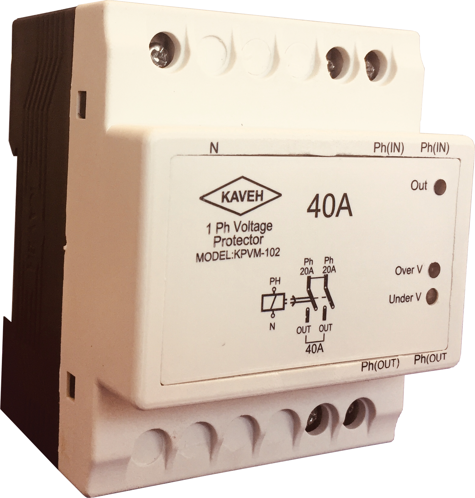 محافظ ولتاژ 40 آمپر مدل KRV101 کاوه