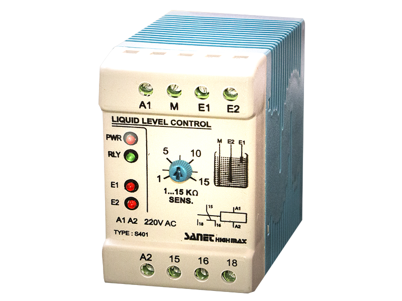 کنترل سطح مایعات ( با سه عدد الکترود ) صانت الکترونیک مدل S-401 MAX