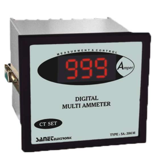 آمپر متر دیجیتال مولتی 72 * 72 صانت الکترونیک مدل SA-372M