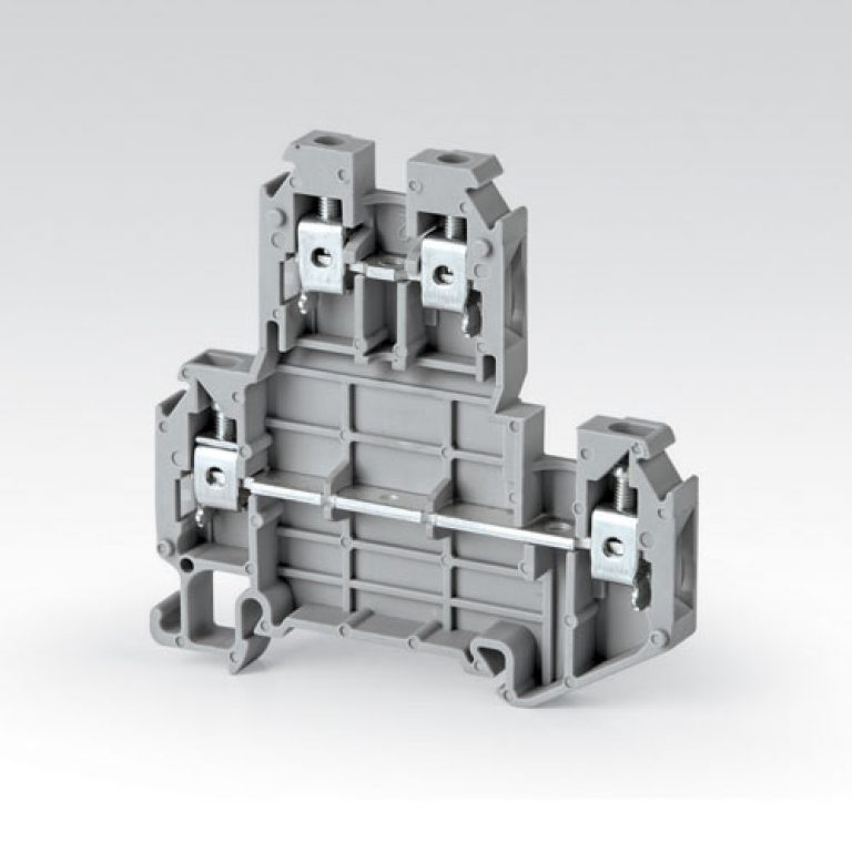 ترمینال ریلی سری پیچی دو طبقه رعد سایز 4 سایز DRTP 2.5/4