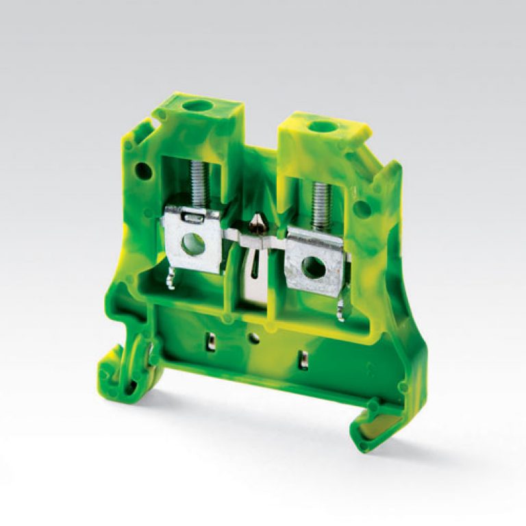 ترمینال ریلی سری پیچی دوطبقه رعد سایز 2/5 به همراه ارت مدل RT/SU 2.5-3L0E5