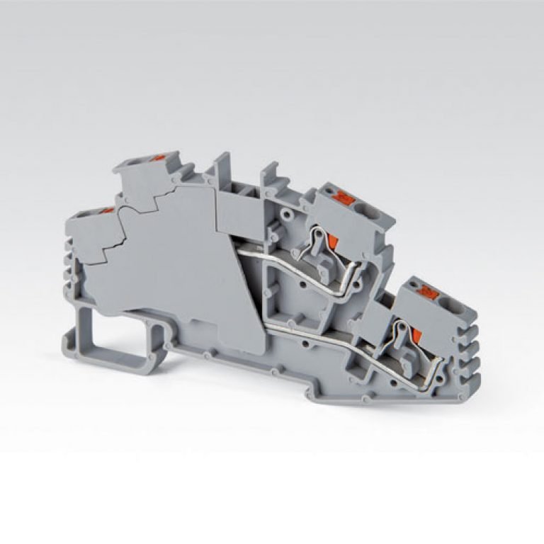 ترمینال ریلی سری فشاری 1 به 2 رعد سایز 2.5 مدل RPIT 2.5-1/2