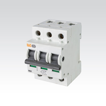 کلید ایزولاتور 3 پل رعد مدل RB/I - 3P - 40 A