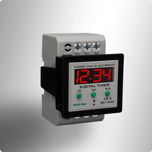 رله تایمر دیجیتال ریلی تابلویی میکرومکس مدل DT-104