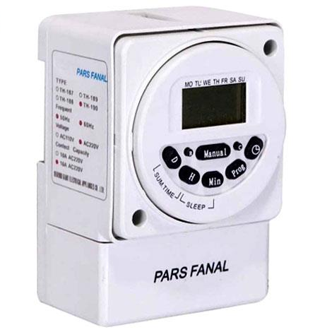 تایمر ذخیره دار دیجیتالی هفتگی پارس فانال مدل PFTD 190