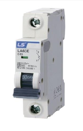 کلید مینیاتوری تک پل 6 کیلو تیپ C ال اس LS