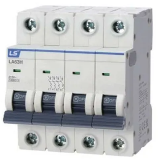 کلید مینیاتوری چهار پل 6 کیلو تیپ C ال اس LS